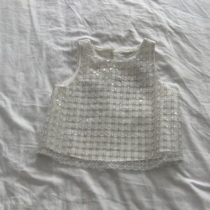 Zara Kids White Tank Top